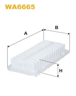 Wix Air Filter WA6665 - tradevehicleparts.co.uk