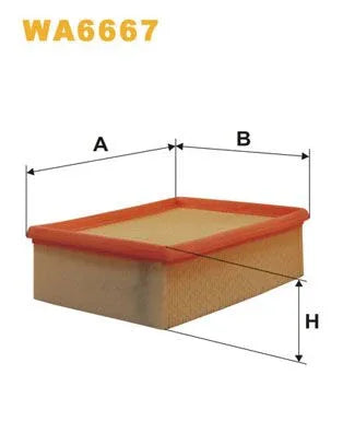 Wix Air Filter WA6667 - tradevehicleparts.co.uk