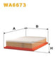 WIX Air Filter WA6673 thumbnail