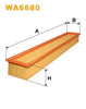 WIX Air Filter WA6680 thumbnail