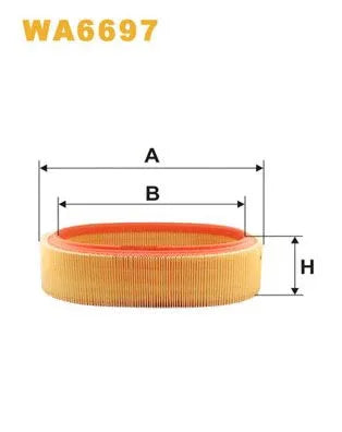 Wix Air Filter WA6697 - tradevehicleparts.co.uk