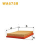 WIX Air Filter WA6780 thumbnail