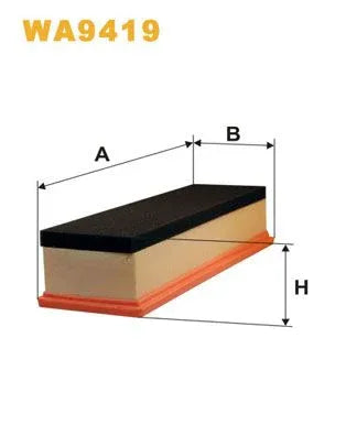 Wix Air Filter WA9419 - tradevehicleparts.co.uk