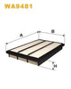 WIX Air Filter WA9481 thumbnail