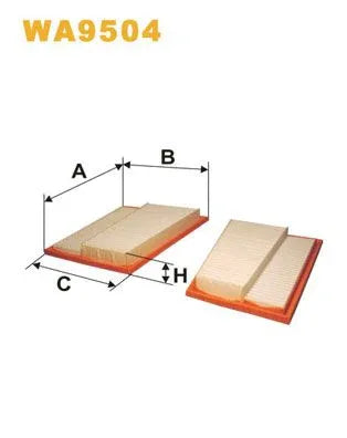 Wix Air Filter WA9504 - tradevehicleparts.co.uk