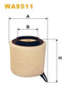 WIX Air Filter WA9511 thumbnail