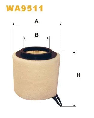 Wix Air Filter WA9511 - tradevehicleparts.co.uk