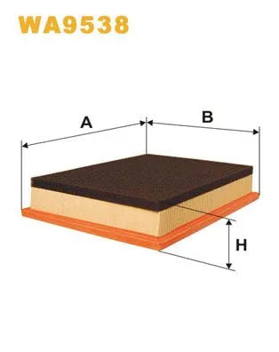 Wix Air Filter WA9538 - tradevehicleparts.co.uk