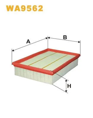 Wix Air Filter WA9562 - tradevehicleparts.co.uk