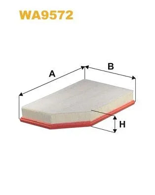 Wix Air Filter WA9572 - tradevehicleparts.co.uk