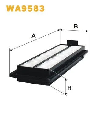 Wix Air Filter WA9583 - tradevehicleparts.co.uk