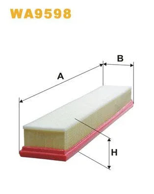 Wix Air Filter WA9598 - tradevehicleparts.co.uk