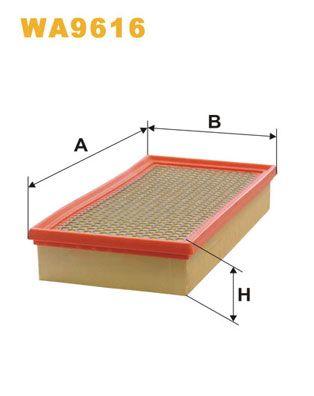 Wix Air Filter WA9616 - tradevehicleparts.co.uk