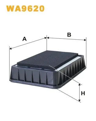 Wix Air Filter WA9620 - tradevehicleparts.co.uk