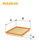 WIX Air Filter WA9646 thumbnail