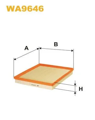 Wix Air Filter WA9646 - tradevehicleparts.co.uk