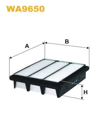 Wix Air Filter WA9650 - tradevehicleparts.co.uk