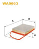 WIX Air Filter WA9663 thumbnail