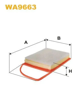 Wix Air Filter WA9663 - tradevehicleparts.co.uk