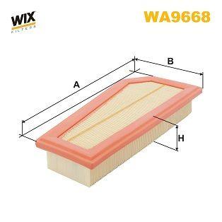 Wix Air Filter WA9668 - tradevehicleparts.co.uk