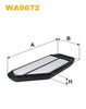 WIX Air Filter WA9672 thumbnail