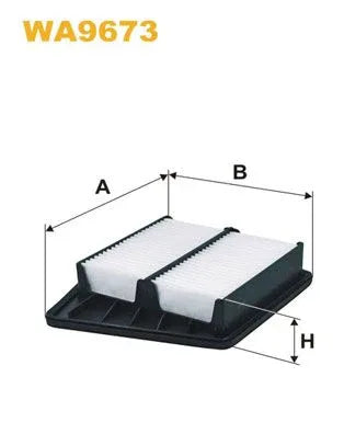 Wix Air Filter WA9673 - tradevehicleparts.co.uk