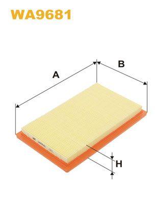 Wix Air Filter WA9681 - tradevehicleparts.co.uk