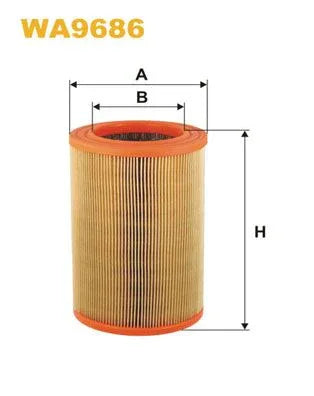 Wix Air Filter WA9686 - tradevehicleparts.co.uk