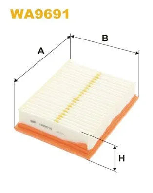 Wix Air Filter WA9691 - tradevehicleparts.co.uk