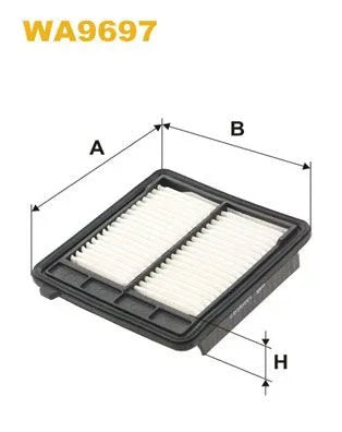 Wix Air Filter WA9697 - tradevehicleparts.co.uk