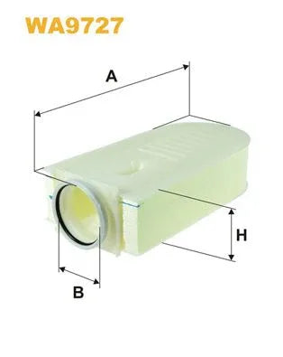 Wix Air Filter WA9727 - tradevehicleparts.co.uk
