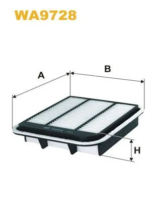 Wix Air Filter WA9728 - tradevehicleparts.co.uk