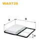 WIX Air Filter WA9739 thumbnail