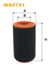 WIX Air Filter WA9741 thumbnail