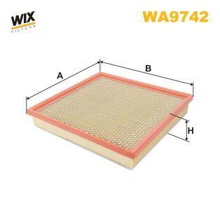 Wix Air Filter WA9742 - tradevehicleparts.co.uk