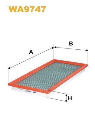 Wix Air Filter WA9747 - tradevehicleparts.co.uk