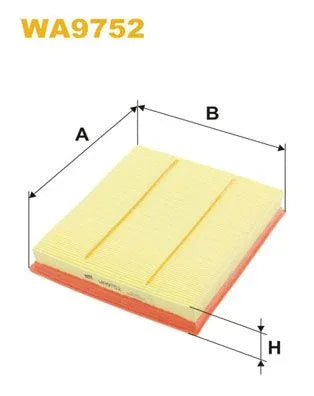 Wix Air Filter WA9752 - tradevehicleparts.co.uk