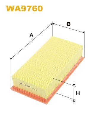 Wix Air Filter WA9760 - tradevehicleparts.co.uk