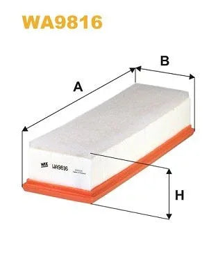 Wix Air Filter WA9816 - tradevehicleparts.co.uk