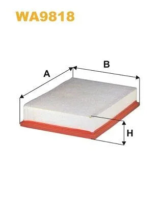 Wix Air Filter WA9818 - tradevehicleparts.co.uk
