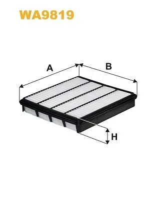 Wix Air Filter WA9819 - tradevehicleparts.co.uk
