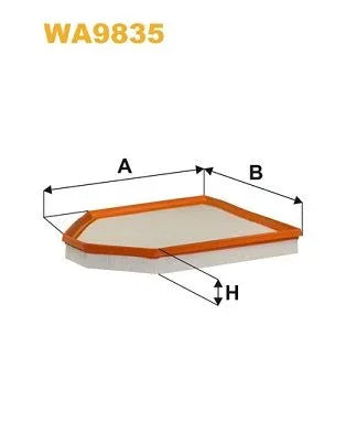 Wix Air Filter WA9835 - tradevehicleparts.co.uk