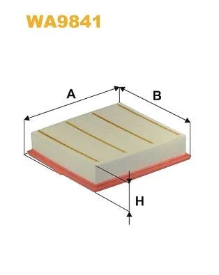 Wix Air Filter WA9841 - tradevehicleparts.co.uk