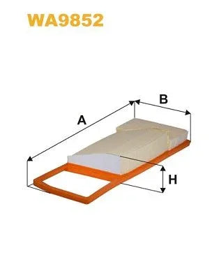 Wix Air Filter WA9852 - tradevehicleparts.co.uk