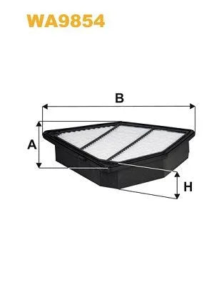 Wix Air Filter WA9854 - tradevehicleparts.co.uk