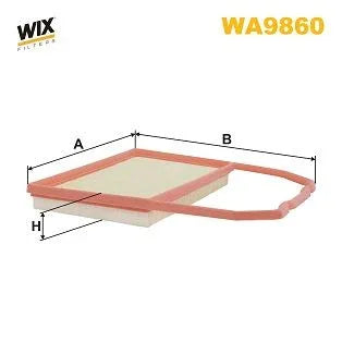 Wix Air Filter WA9860 - tradevehicleparts.co.uk