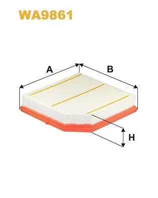 Wix Air Filter WA9861 - tradevehicleparts.co.uk