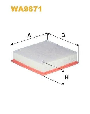 Wix Air Filter WA9871 - tradevehicleparts.co.uk