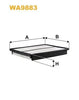 WIX Air Filter WA9883 thumbnail