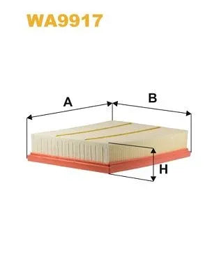 Wix Air Filter WA9917 - tradevehicleparts.co.uk